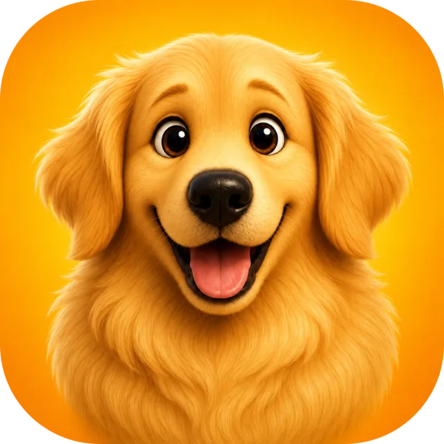 The Marshall MQ icon, a smiling golden retriever on an orange rounded square.